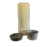 Vintage Home Decor Items Including Reeves Galvaniz