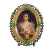 Jay Strongwater Enamel & Swarovski Oval Frame