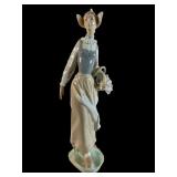 Lladro #4860 Dutch Girl Glazed Porc. Figurine