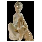 Lladro Quietly Porcelain Figurine Model 5411