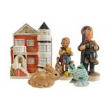 Goebel, Herend & Otagiri Porc. & Ceramic Figurines