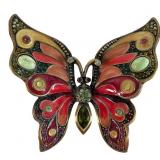 Jay Strongwater Swarovski Butterfly Figurine