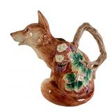 Fitz and Floyd 1990 Reynard Fox Ceramic Pitcher