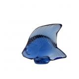 Lalique Crystal Poisson Fish, Cap Ferrat Blue