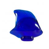 Lalique Sapphire Blue Poisson Fish with Box