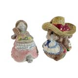 Fitz & Floyd Anthropomorphic Ceramic Cookie Jars