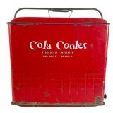 Poloron Products Cola Cooler Red Metal Chest