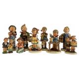 A Collection of Hummel Goebel Ceramic Figurines