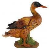 Large Hand Painted Resin Waterfowl Sculpture