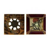 2 Jay Strongwater Enameled Jeweled Picture Frames
