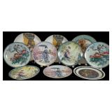 Set 10 Porc. Plates: Jingdezhen, Limoges & Pickard