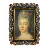 Jay Strongwater Enameled & Crystal Picture Frame