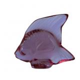 Lalique Grenadine Glass Poisson Fish Figurine