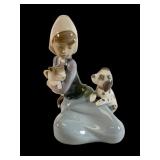 Lladro Glazed Porc. Figurine Little Friskies 5032