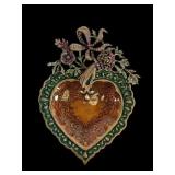 Jay Strongwater Enameled & Jeweled Heart Tray 2007
