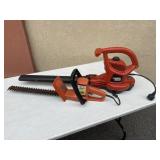 Black & Decker Blower and Bushwacker Trimmer