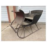 Antique Bentwood Horse-Drawn Cutter Sleigh