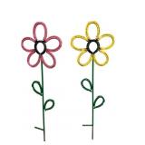 A Pair of Amish Handcrafted Horseshoe Flowers