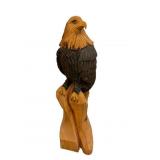 Todd Gladfelter Chainsaw Carved Wood Bald Eagle
