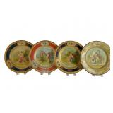Four Vienna Art Plates by The H. D. Beach Co.