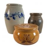 A Trio of American Art Pottery and Stoneware