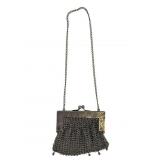 Antique German Silver Mesh Evening Purse