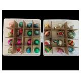 Vintage Mercury Glass Christmas Ornaments