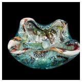 Mid-Century Tutti Frutti Art Glass Bowl