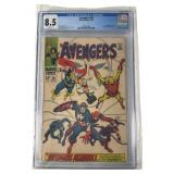Buscema, Avengers Vision Origin 1968, #58, CGC 8.5