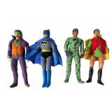 Mego Batman, Joker, Riddler & Robin, 1974 (4)