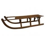 Davos Style Wooden Snow Sled