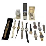 Watch Lot Timex, Gruen, Pulsar, Waltham