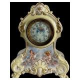 Lincoln Porcelain Rococo Mantel Clock