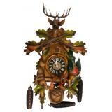 German Musical Hunting-Style Cuckoo Clock