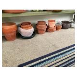Assortment of Terracotta and Ceramic Planters
