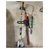 Trio of Ryobi and Black & Decker Garden Tools