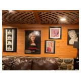 Group of Marilyn Monroe Decorative Wall Art