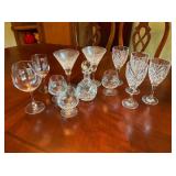 Waterford and Other Cut Crystal Glassware