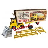 Remco Motorized Tuff Boy 6 Way Truck and Box