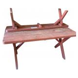 Convertible Wood Picnic Table/Bench Set