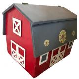 Handmade Wooden Barn Toy Storage Box