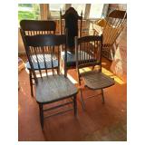 An Assortment of Four American Chairs