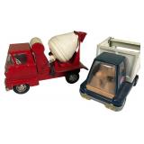 2 Vintage Tonka 12-14 Inch Construction Trucks