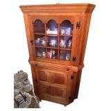 Kistler. PA Dutch Corner Cupboard, 1972.