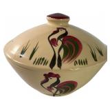 Purinton Provincial Rooster Covered Bowl