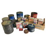 Advertising Tins & Crate Assortment