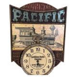 Westclox & Burwood Southwest Pacific Clock, 19x15