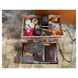 Assortment of Vintage Decorative Boxes and Jars