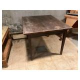 Vintage Wood Utility Work Table