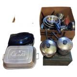 Revere, Wisk 1966-1969 Copper Clad Cookware Lot